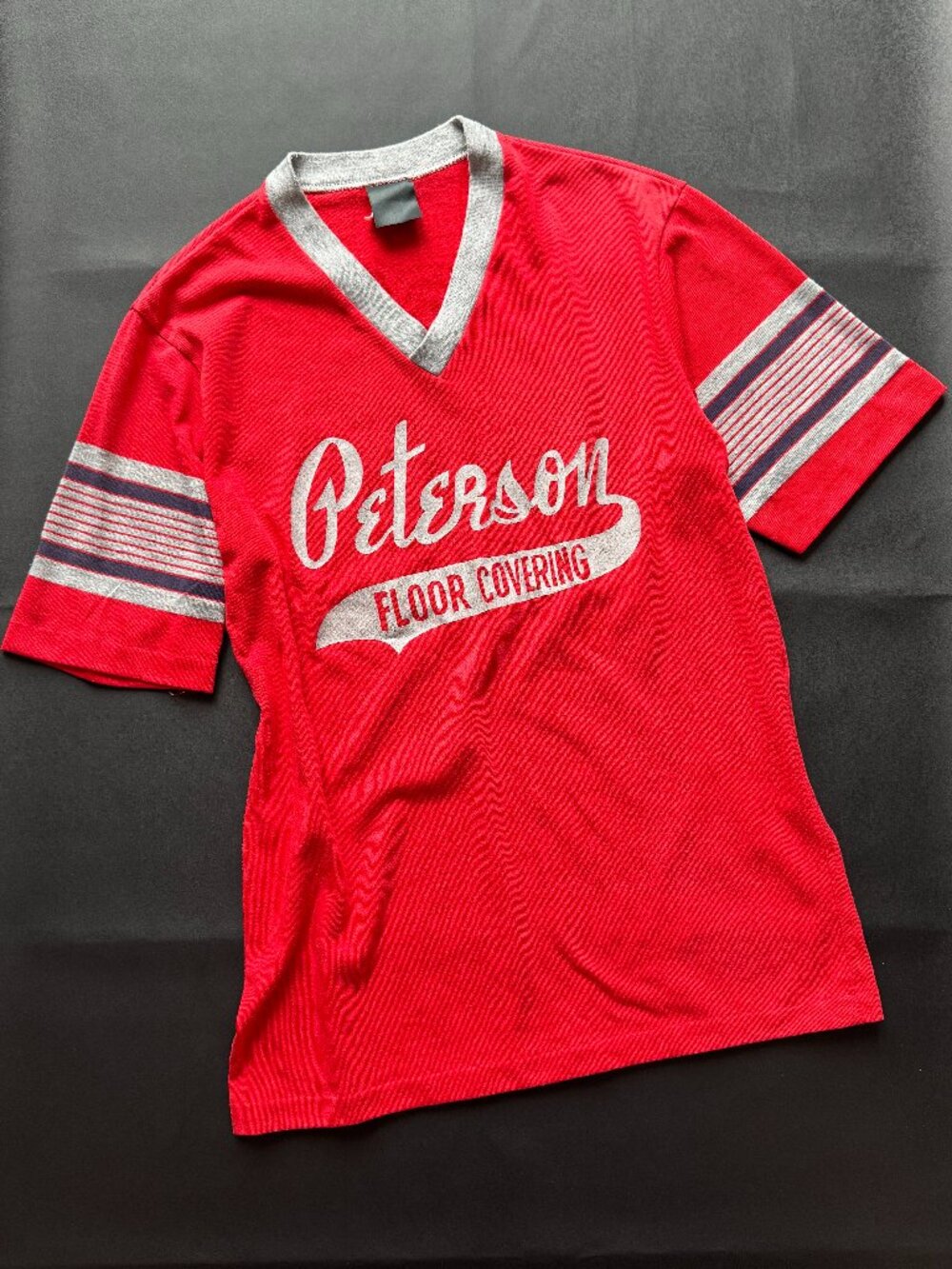 Vintage Athletic Ringer T-shirt Unisex Small